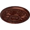 Ekena Millwork Edinburgh Ceiling Medallion (Fits Canopies up to 5 1/4"), 18"OD x 1 3/4"P, Antique Copper CM18EDACS - alternate 2